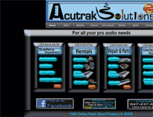 Tablet Screenshot of acutraksolutions.com